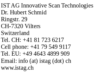 IST AG Innovative Scan Technologies